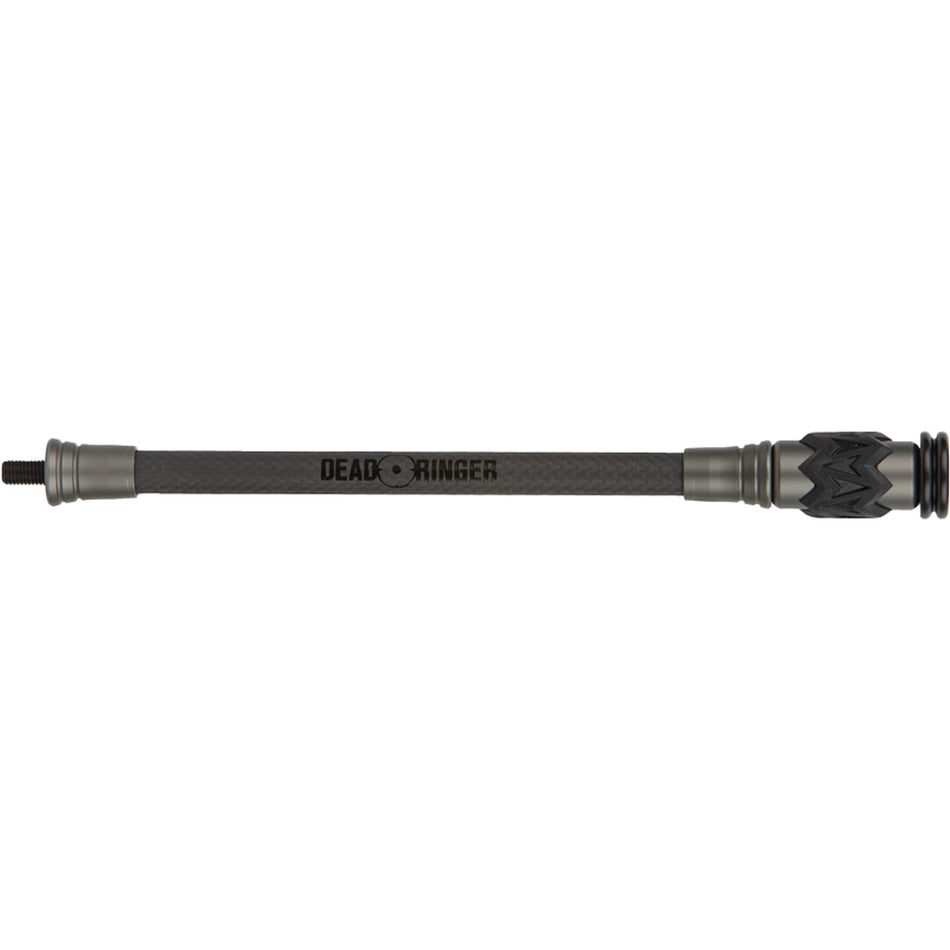 Dead Ringer Black Series Carbon Bow Stabilizer with Dampening - 10 in. Black