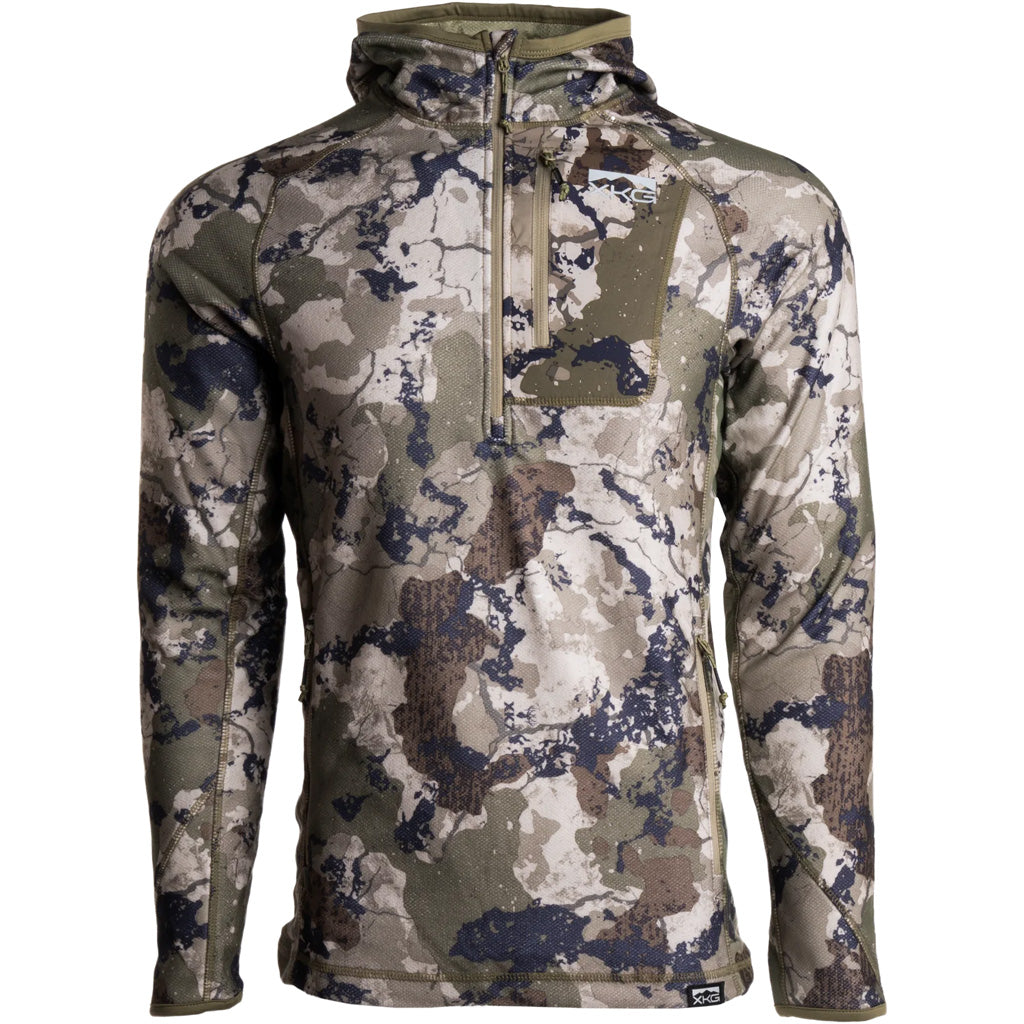 Kings XKG Elevation 1/4-Zip Hunting Tee XK7 Camo Large