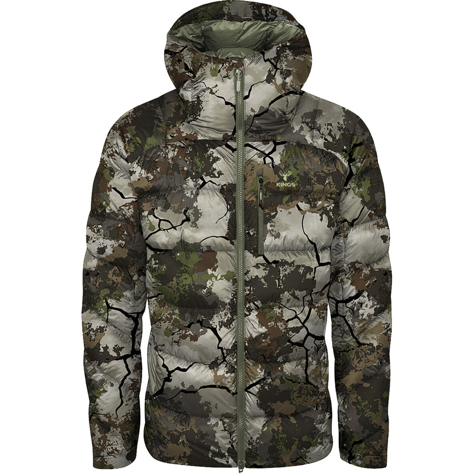 Kings KC-Ultra Camo Lightweight Puffy Jacket Size Medium