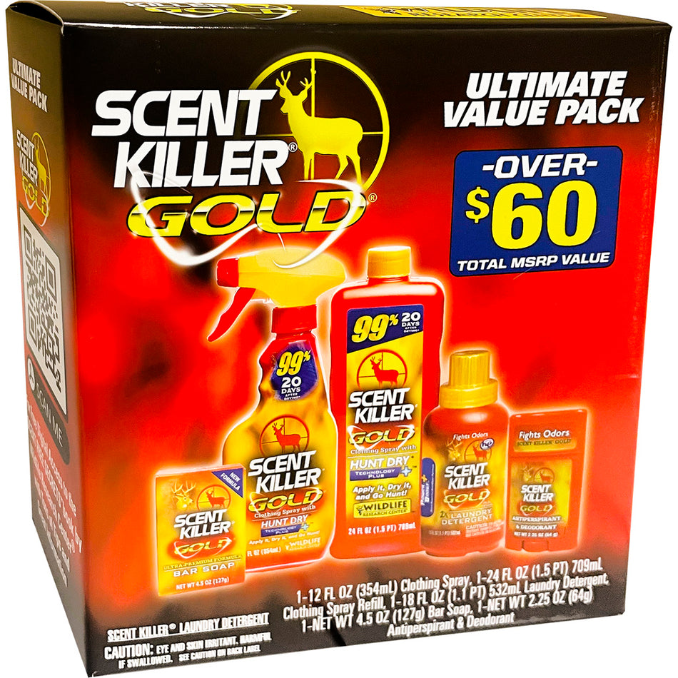 Wildlife Research Scent Killer Gold Hunter Odor Control Ultimate Value Pack