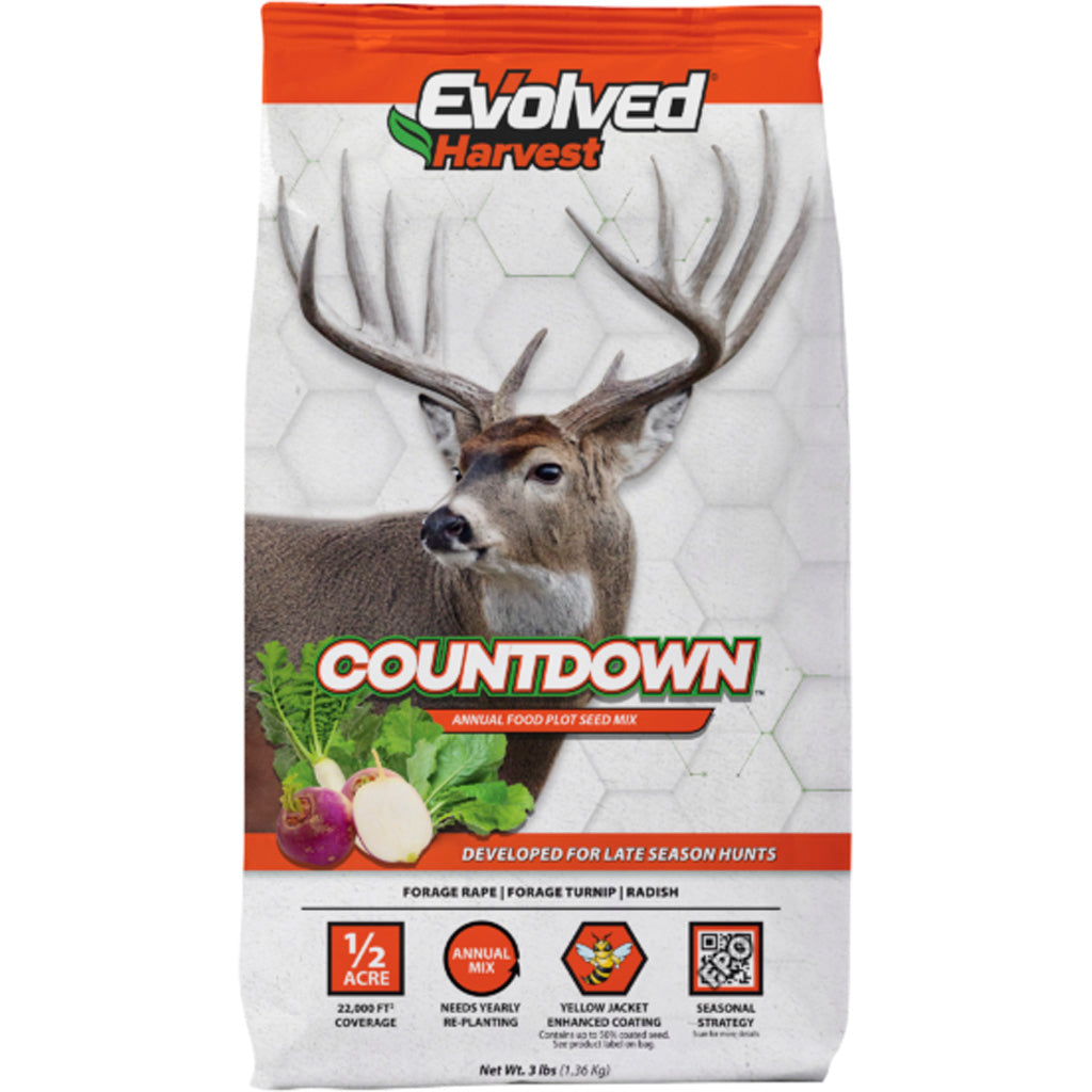 Evolved Countdown Forage Seed Blend 3 lb Food Plot