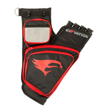 Elevation Transition Right-Hand Hip Quiver Black/Red
