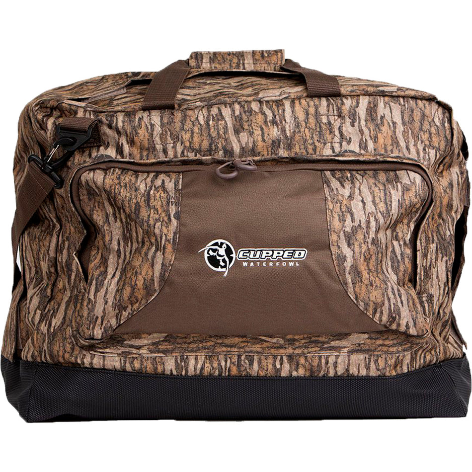 Cupped Wader Gear Bag Mossy Oak Bottomland Pattern