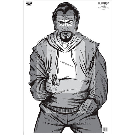 Birchwood Casey Eze-Scorer IPSC Bad Guy Target Pack 23x35" 100 ct.