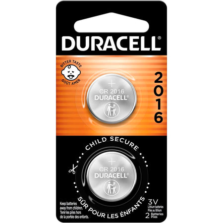 Duracell 2-Pack 2016 Lithium Coin Cell Battery