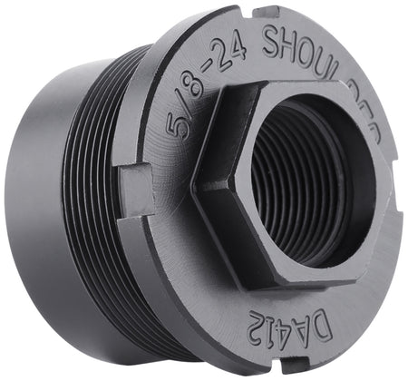 Dead Air DA412 5/8"-24 tpi Fixed Mount for Ghost-M or Pyro Silencers Black Finish