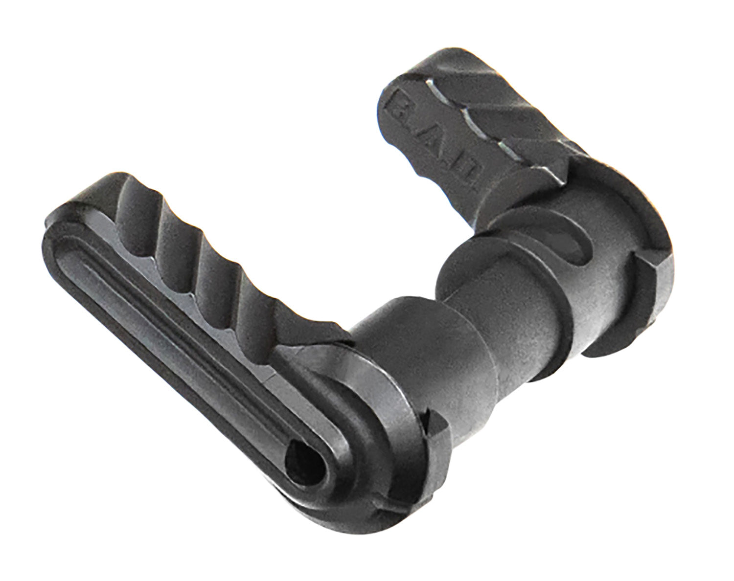 Battle Arms Development BADASSPRO Ambidextrous 90/60 Degree Safety Selector for AR-15 Black Phosphate 8620 Steel