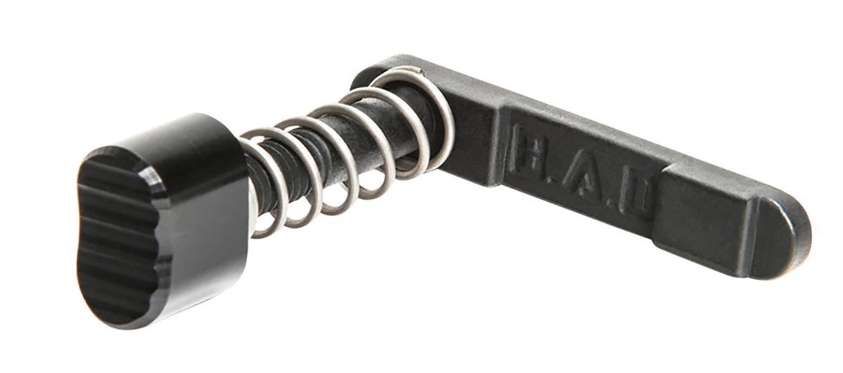 Battle Arms Development Enhanced Magazine Release Kit BADMRKPK2 for AR-15/AR-10 Black Phosphate Steel