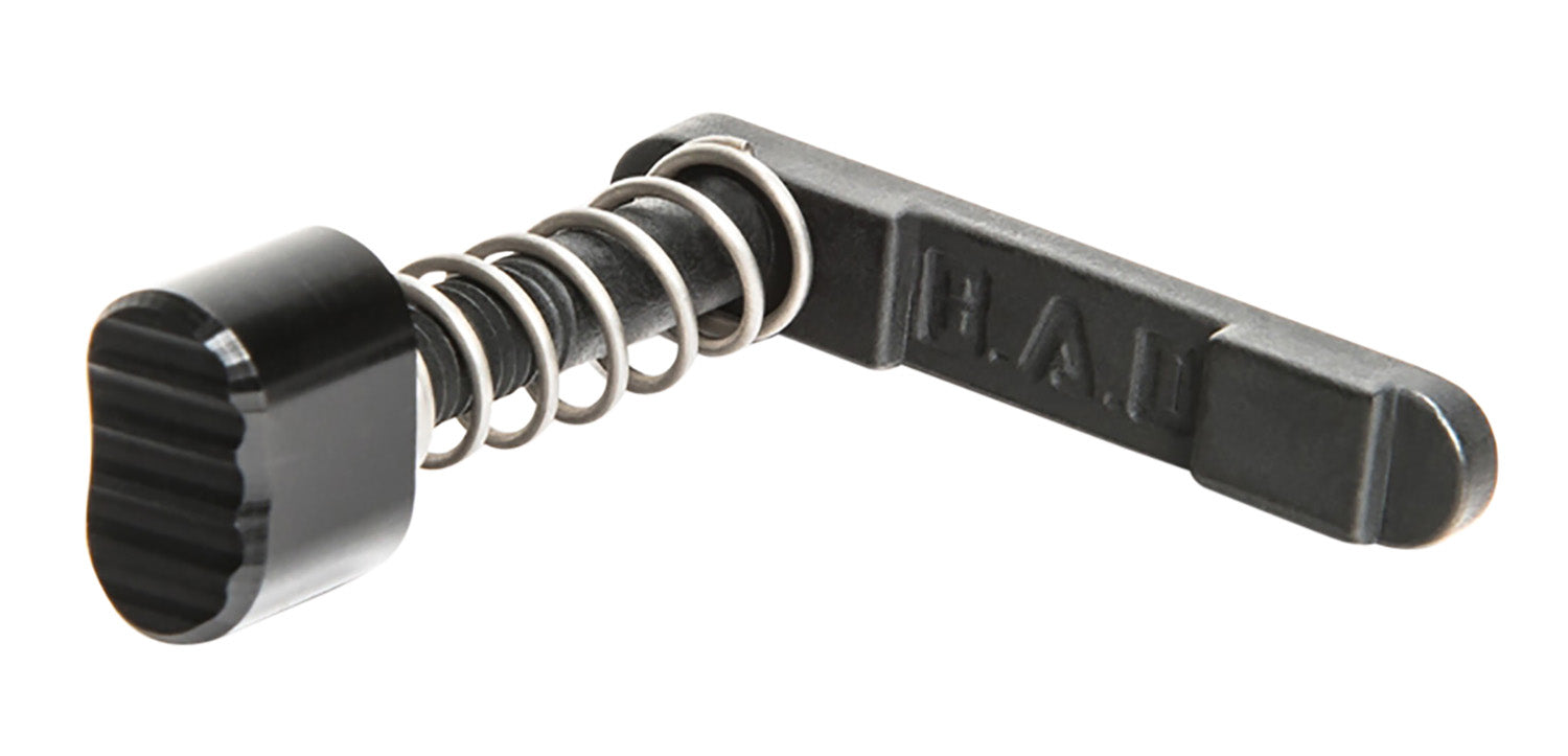 Battle Arms Development Enhanced Magazine Release Kit BADMRKPK1 for AR-15/AR-10 Black Phosphate Steel