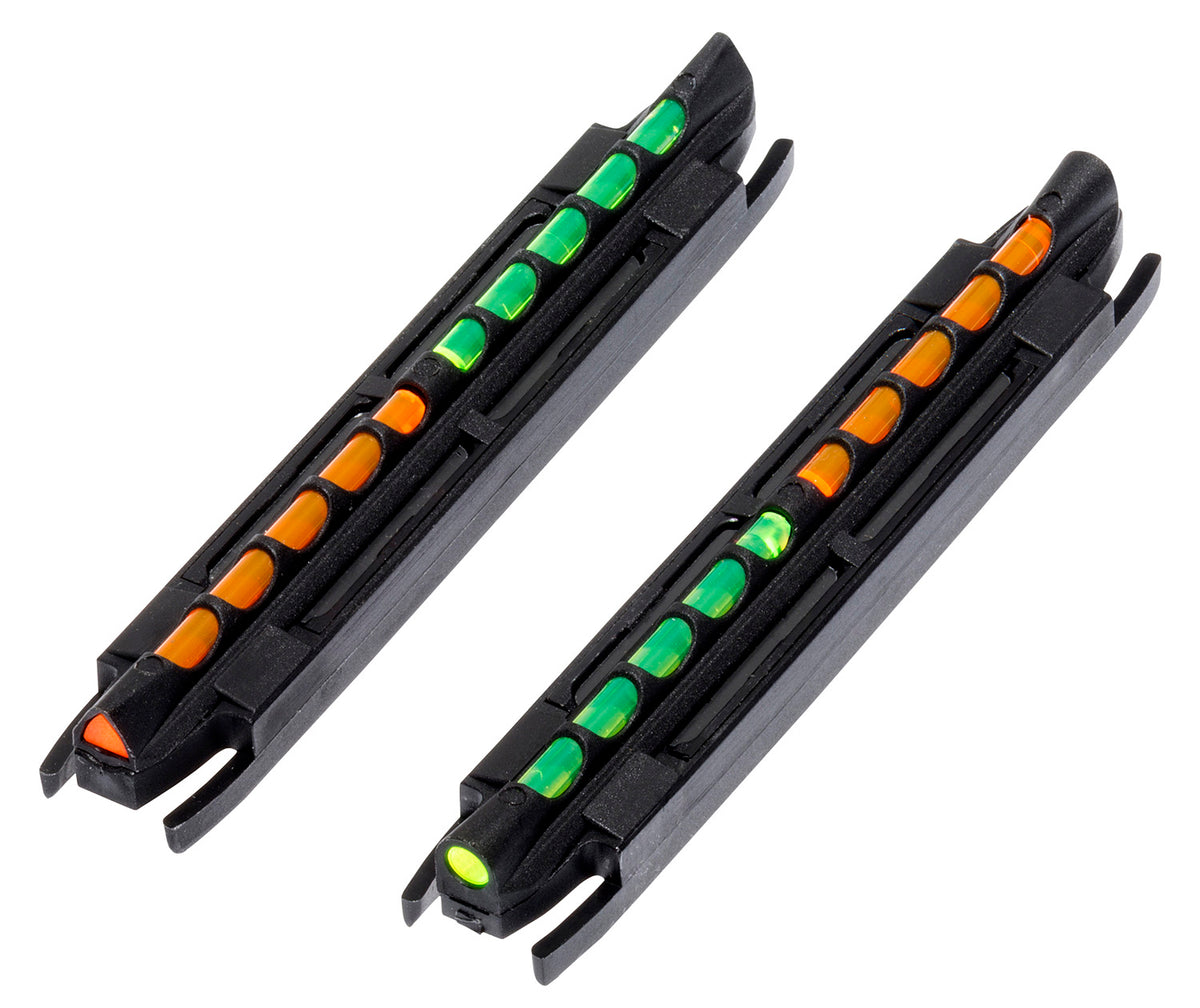 HiViz TO300 Two-In-One Shotgun Rib Magnetic Front Sight - Reversible Green/Orange Fiber Optic