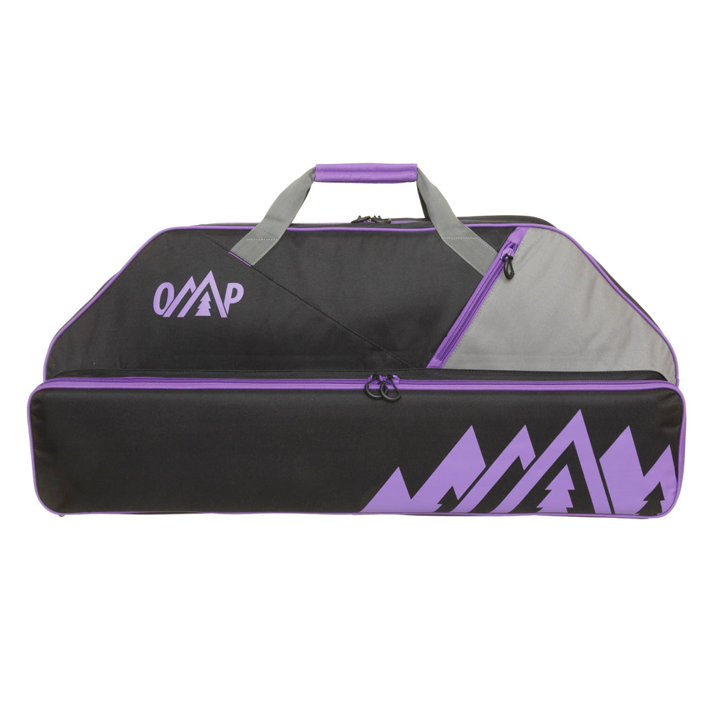 October Mountain Black/Purple Compact Bow Case 36 in.