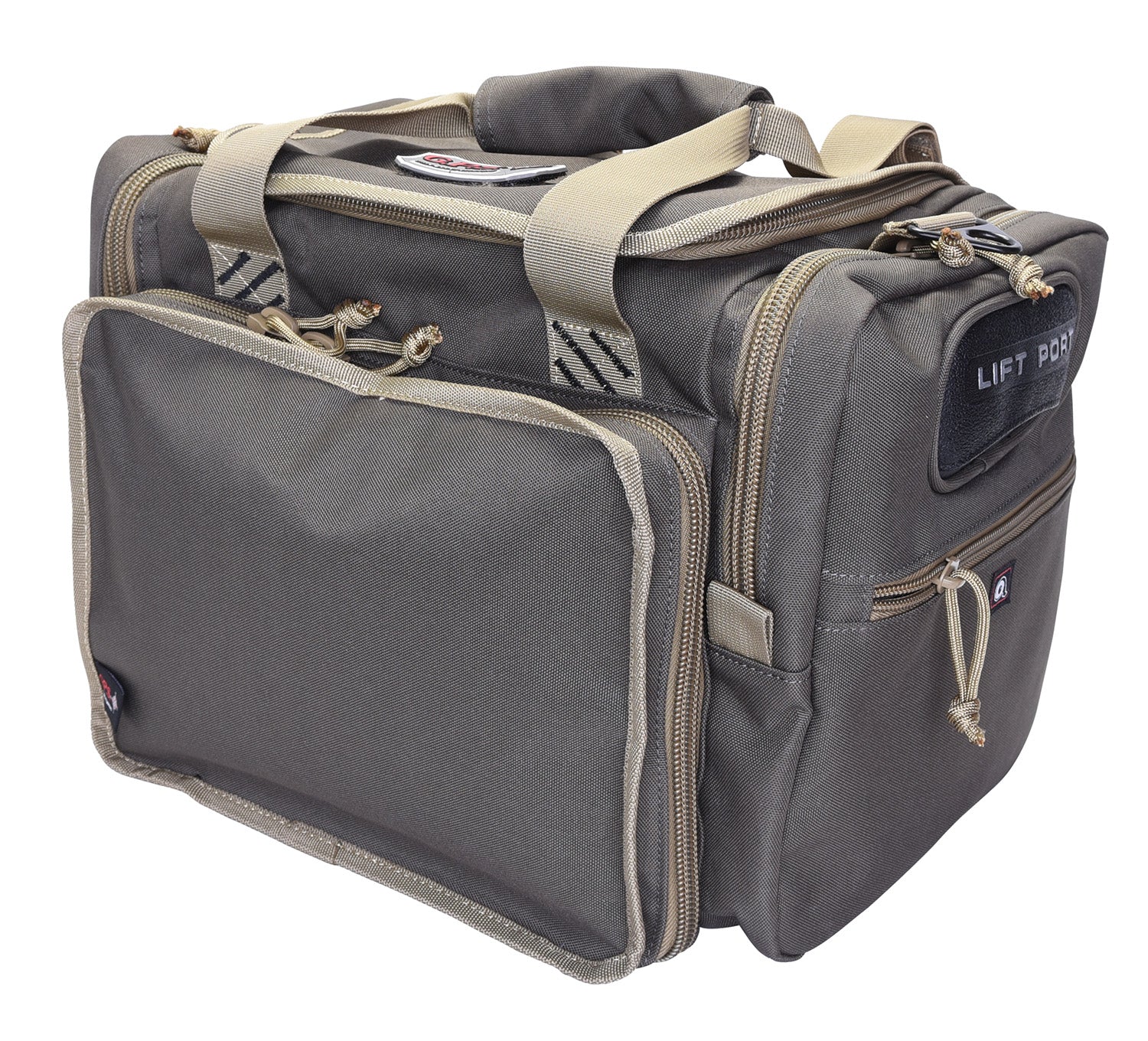 GPS Bags Medium Range Bag Rifle Green Nylon with Lift Ports, Lockable Heavy-Duty Zippers and Accessory Pockets