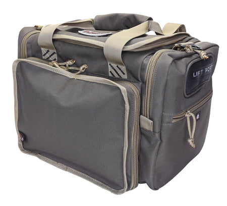 GPS Bags Medium Range Bag Rifle Green Nylon with Lift Ports, Lockable Heavy-Duty Zippers and Accessory Pockets