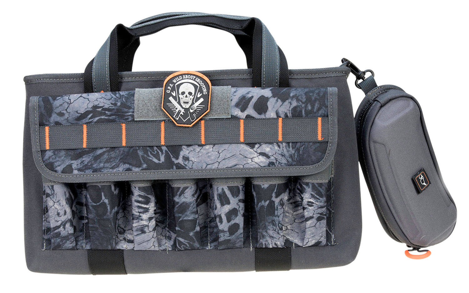 GPS Bags Double PRYM1 Blackout Range Bag, Side Pockets for Mags and Ammo, Lockable Heavy-Duty Zippers