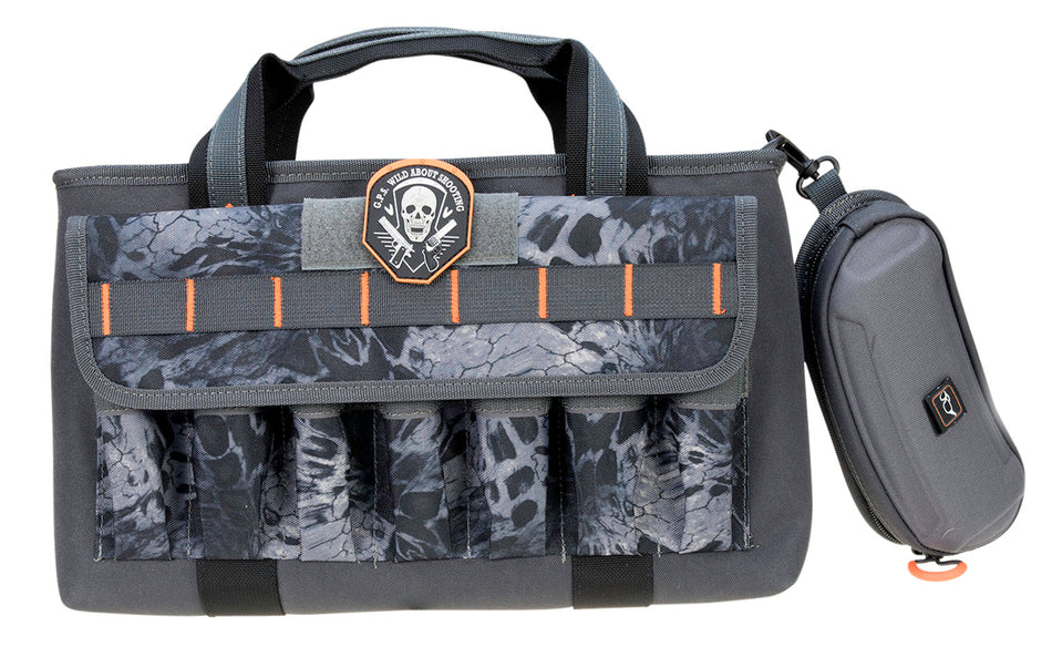 GPS Bags Double PRYM1 Blackout Range Bag, Side Pockets for Mags and Ammo, Lockable Heavy-Duty Zippers