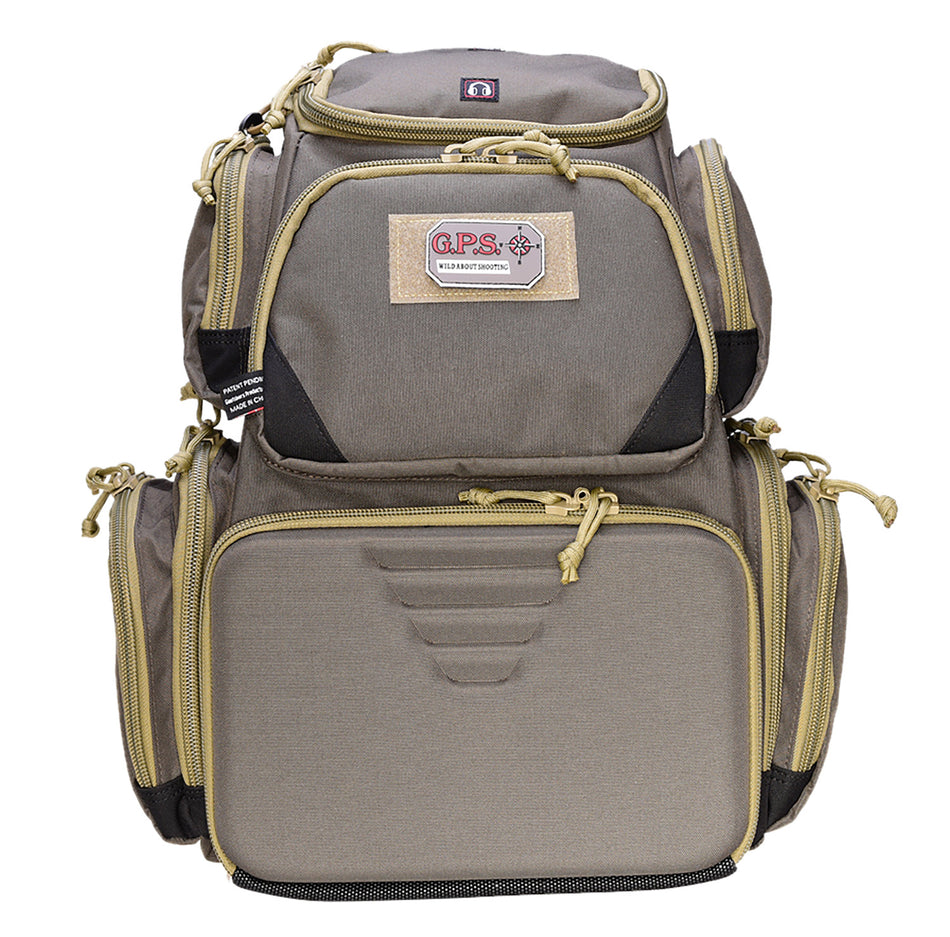 GPS 1611SC Olive Sporting Clays Backpack with Removable Hull Bag and Rain Cover