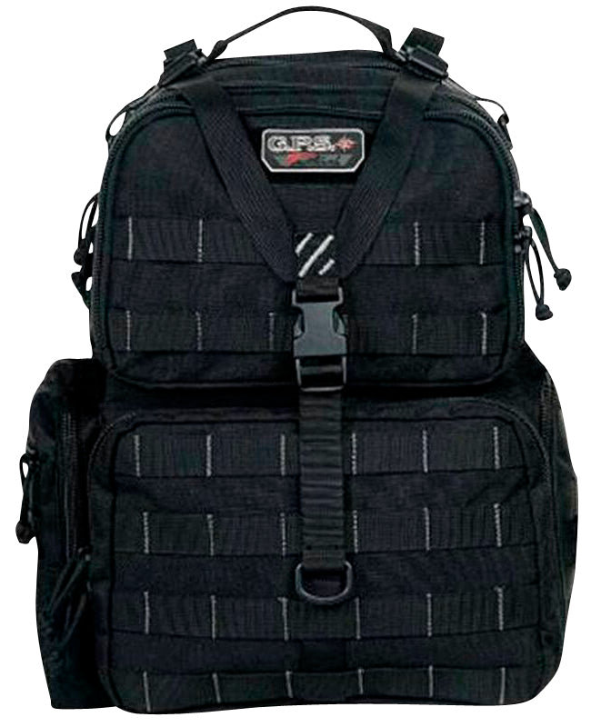 GPS T1913BPB Tactical Range Backpack Black 1000D Polyester Visual ID System