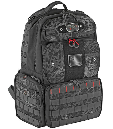 GPS T1913BPP Tactical Range Backpack PRYM1 Blackout 1000D Polyester Visual ID System