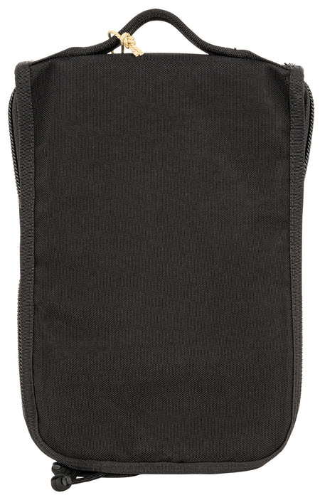 GPS Bags Tactical Black Pistol Case 1000D Polyester, 4 Magazine Pockets, Lockable Zippers, 1 Handgun Capacity
