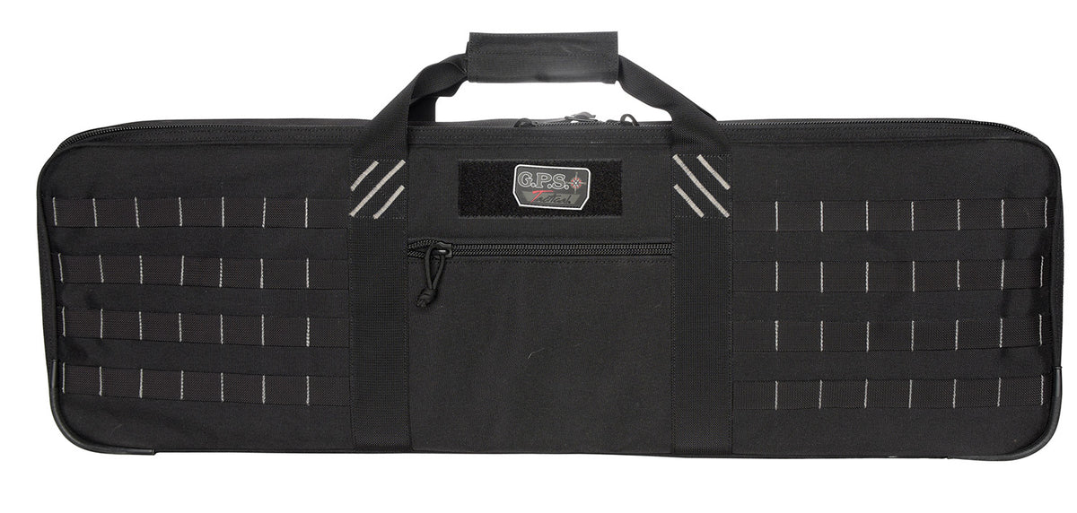 GPS Bags T34SWCB Special Weapons Black 1000D Nylon Rifle Case with Internal Mag Storage Pouches