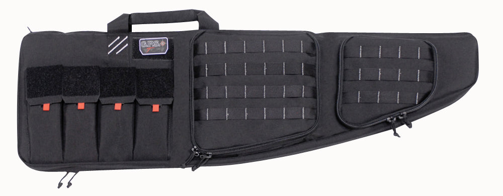 GPS Bags T42ARB Tactical AR Weapons Case Black 42" 1000D Nylon with Lockable Zippers & Mag Storage