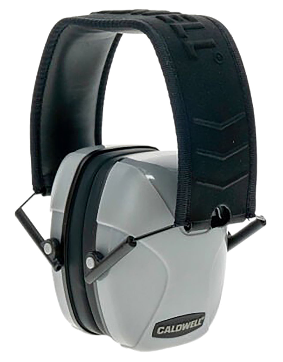 Caldwell Passive Low-Profile Over-the-Head Earmuff 24 dB Gray/Black Adult