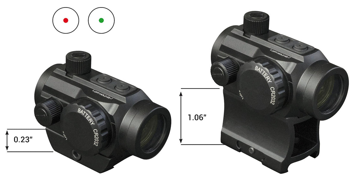 Konus 7217 Nuclear 1x22mm Dual Illuminated 3 MOA Dot Reticle Matte Black
