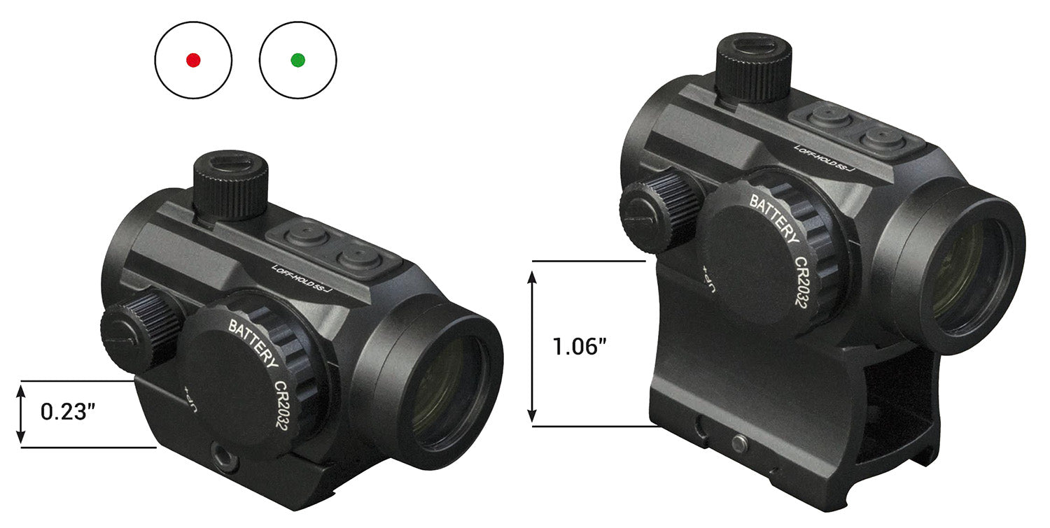 Konus 7217 Nuclear 1x22mm Dual Illuminated 3 MOA Dot Reticle Matte Black