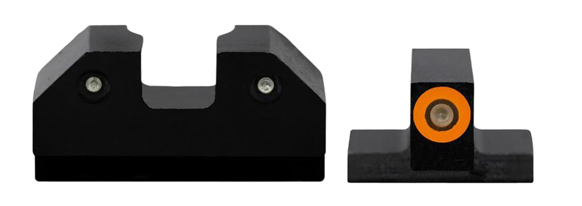 XS R3D 3-Dot Night Sights for Canik Handguns - Green/Orange Outline Front & Tritium Rear Sight