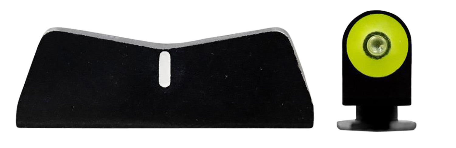 XS DXT2 Big Dot Night Sights for Glock - Green Tritium Yellow Front Sight & White Stripe Rear Sight