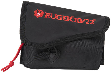 Ruger Branded 10/22 Buttstock Ammo and Magazine Pouch Black Cordura