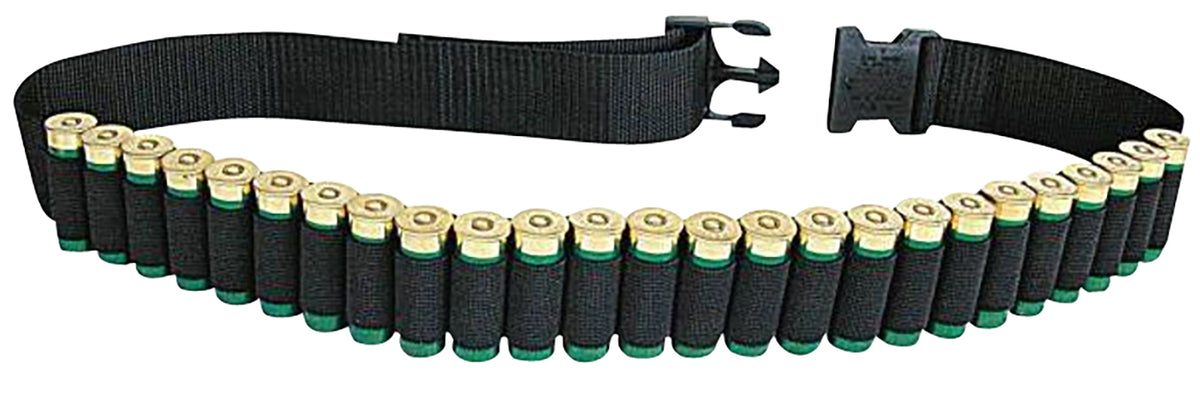 Allen 211 25rd Shotgun Shell Belt Black with Quick Release Buckle Fits to 52"