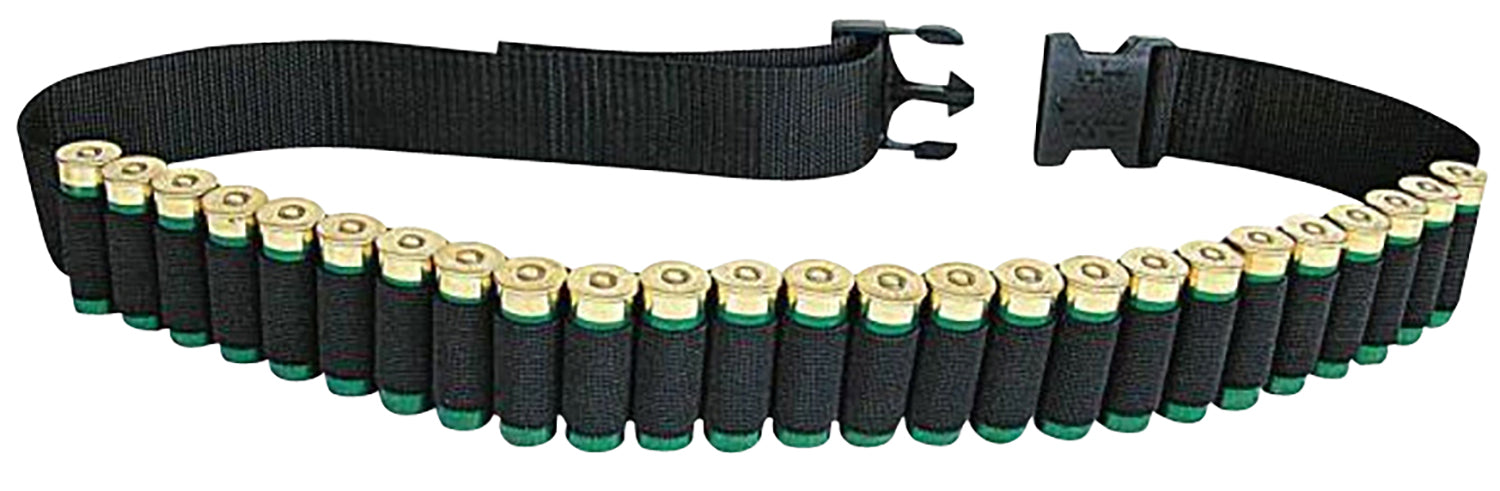 Allen 211 25rd Shotgun Shell Belt Black with Quick Release Buckle Fits to 52"