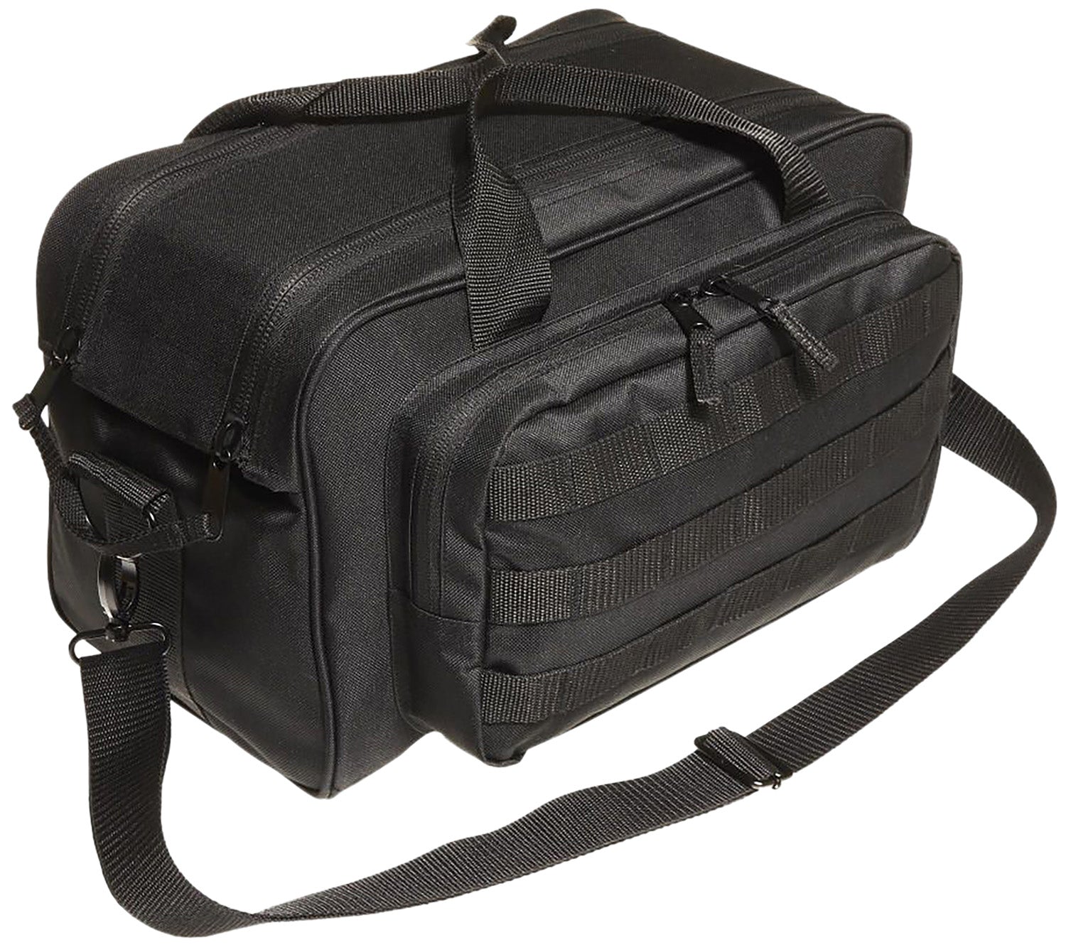 Allen Basic Ammo Bag Black Cordura with Three MOLLE Rows and Padded Pistol Rug