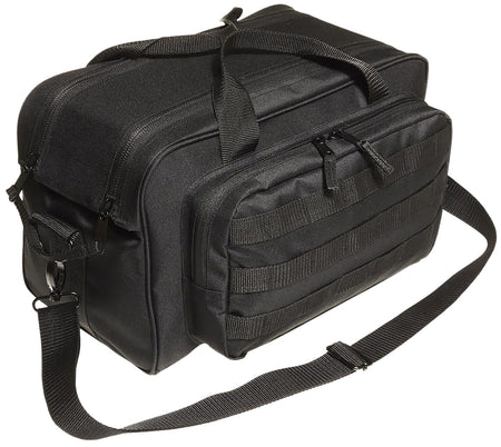 Allen Basic Ammo Bag Black Cordura with Three MOLLE Rows and Padded Pistol Rug