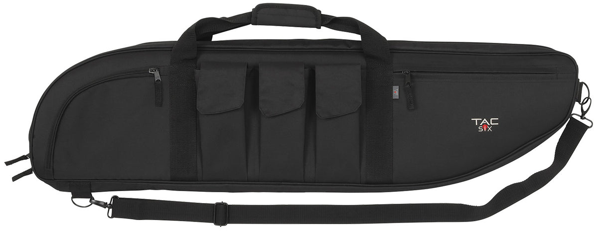 Tac Six 10929 42" Battalion Tactical Case Black Endura Three Mag Pockets