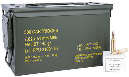 Prvi Partizan Rangemaster Full Metal Jacket Boat Tail 145 Grain .308 Win / 7.62x51mm 2835 fps 8605003820109