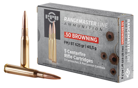 Prvi Partizan Rangemaster Full Metal Jacket 625 Grain .50 BMG 2940 fps 8605003819974