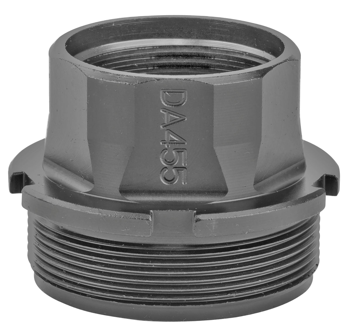 Dead Air DA455 Xeno Adapter Black Nitride 4140 Steel 1-3/8-24 Thread Suppressor Mount