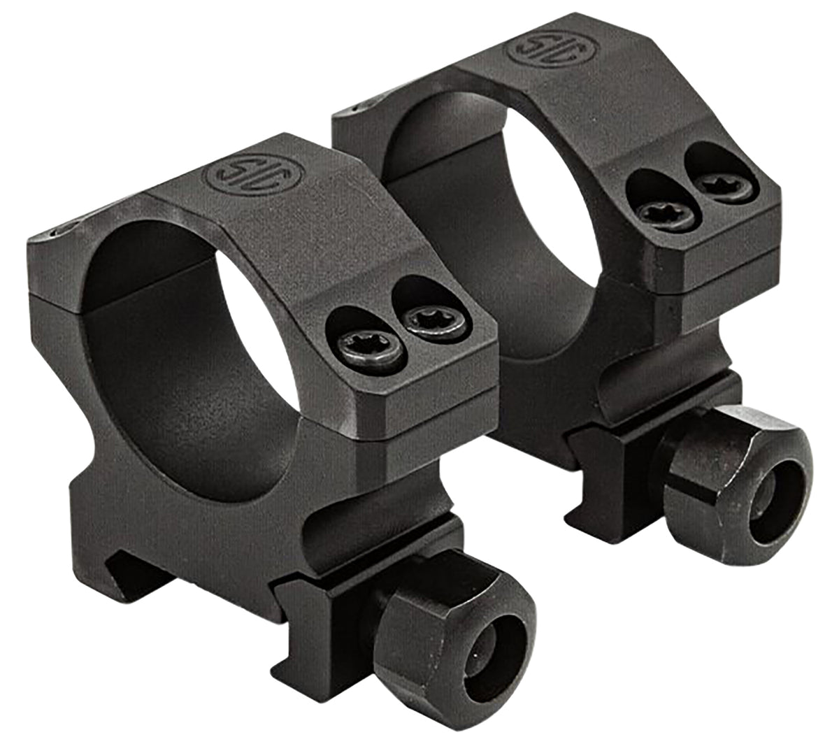 Sig Sauer SOA10024 Alpha 1 Hunting Rings 35mm High Mount Matte Black