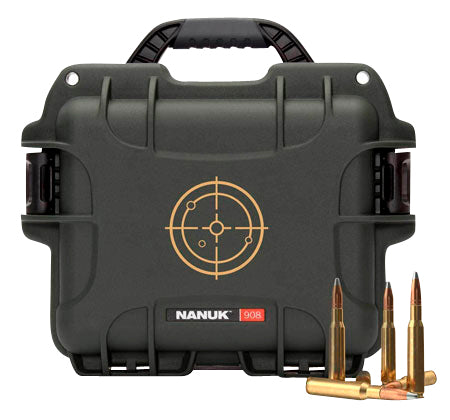 Nanuk 908 .223 Rem 600 Round Waterproof Ammo Storage Case Black/White