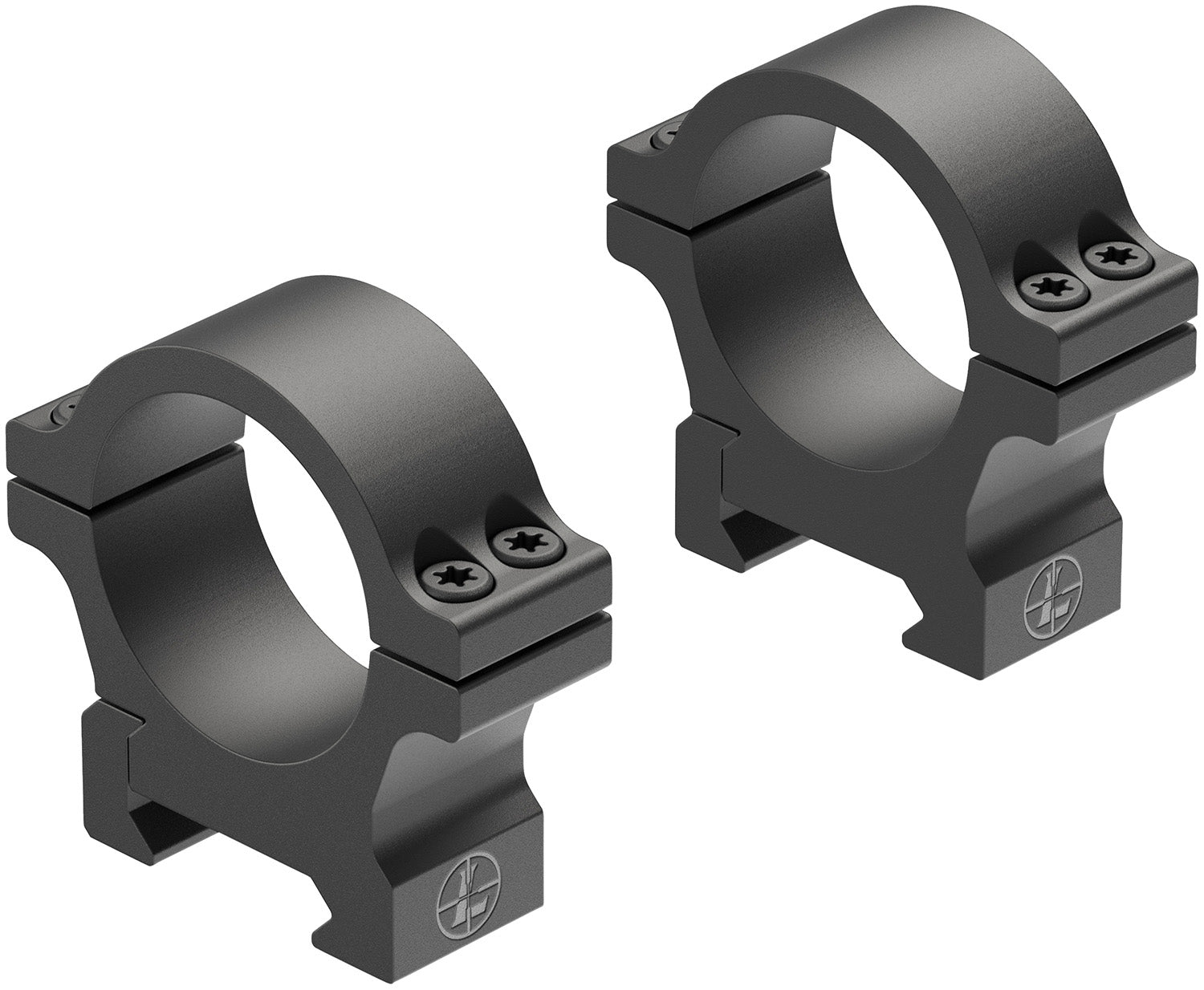 Leupold 180946 Open Range Cross-Slot 30mm Low Scope Ring Mounts Matte Black