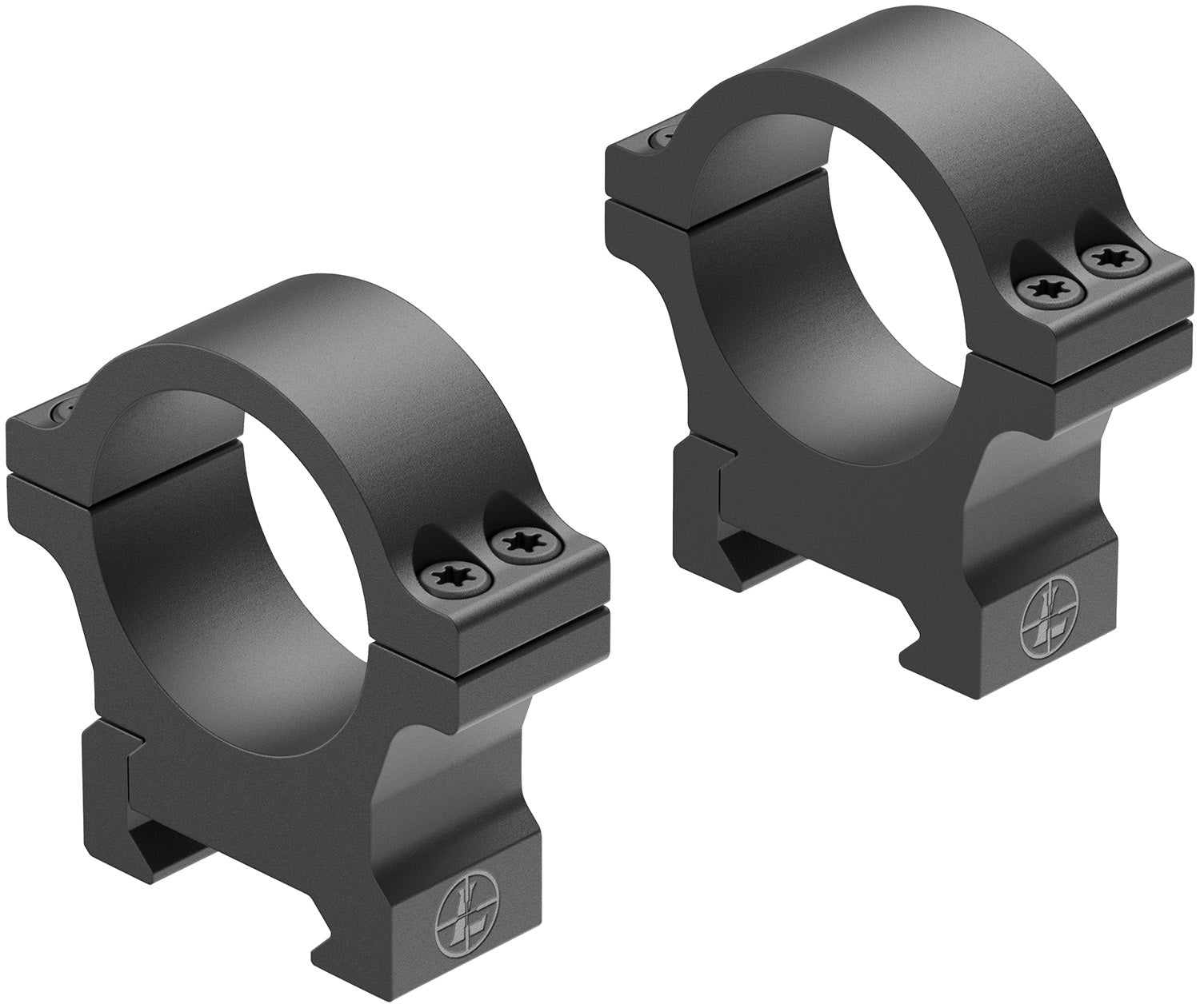 Leupold 180947 Open Range Cross-Slot 30mm Medium Scope Ring Mounts Matte Black