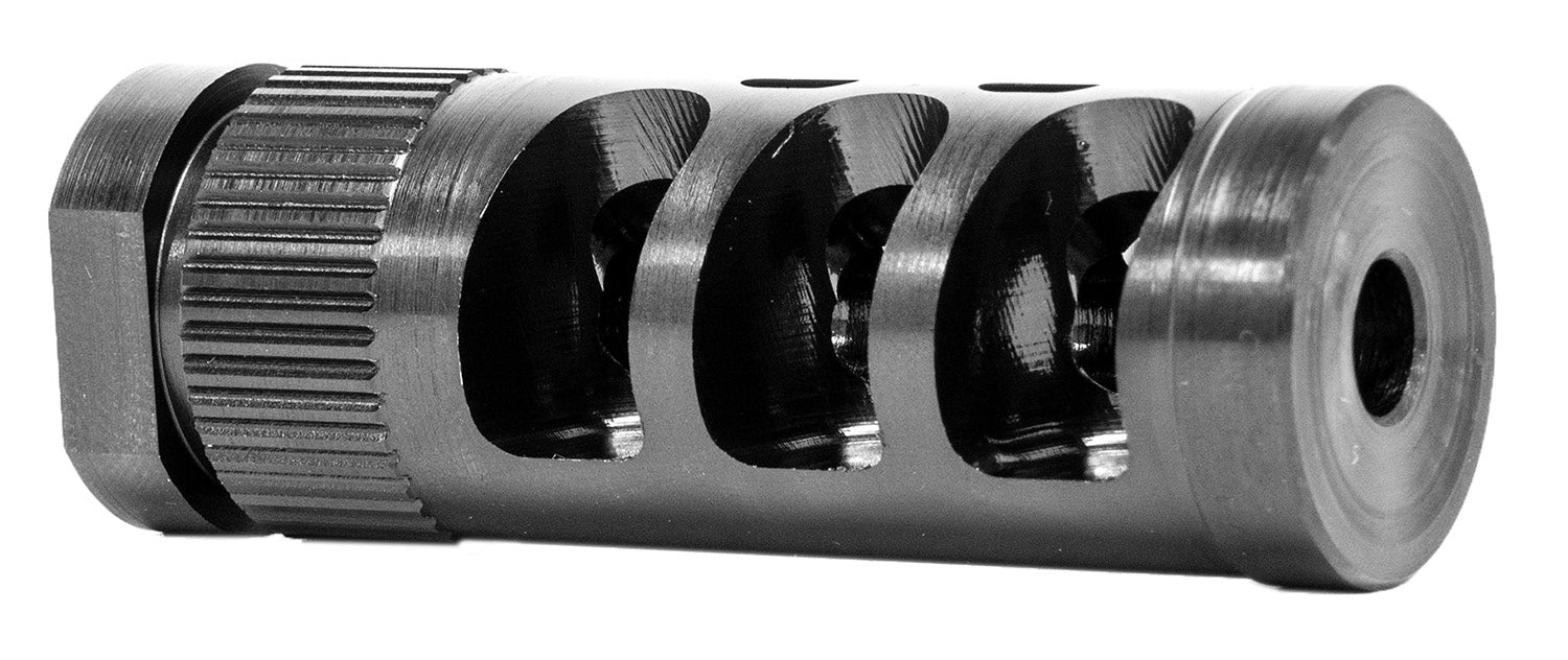 GrovTec US Inc GTHM315 G-Comp 223 Caliber Muzzle Compensator Black Nitride 1/2"x28 Steel
