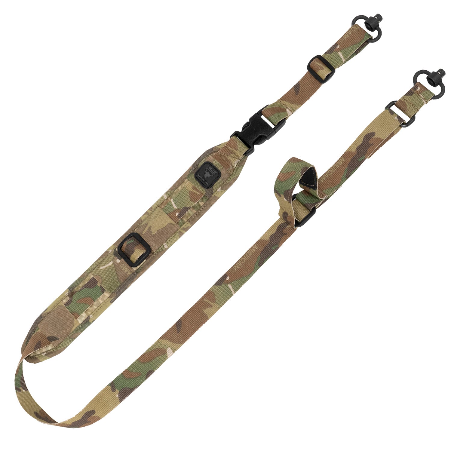 GrovTec GTSL327 Adjustable QS 2-Point Sentinel Camo Multi-Cam Rifle/Shotgun Sling