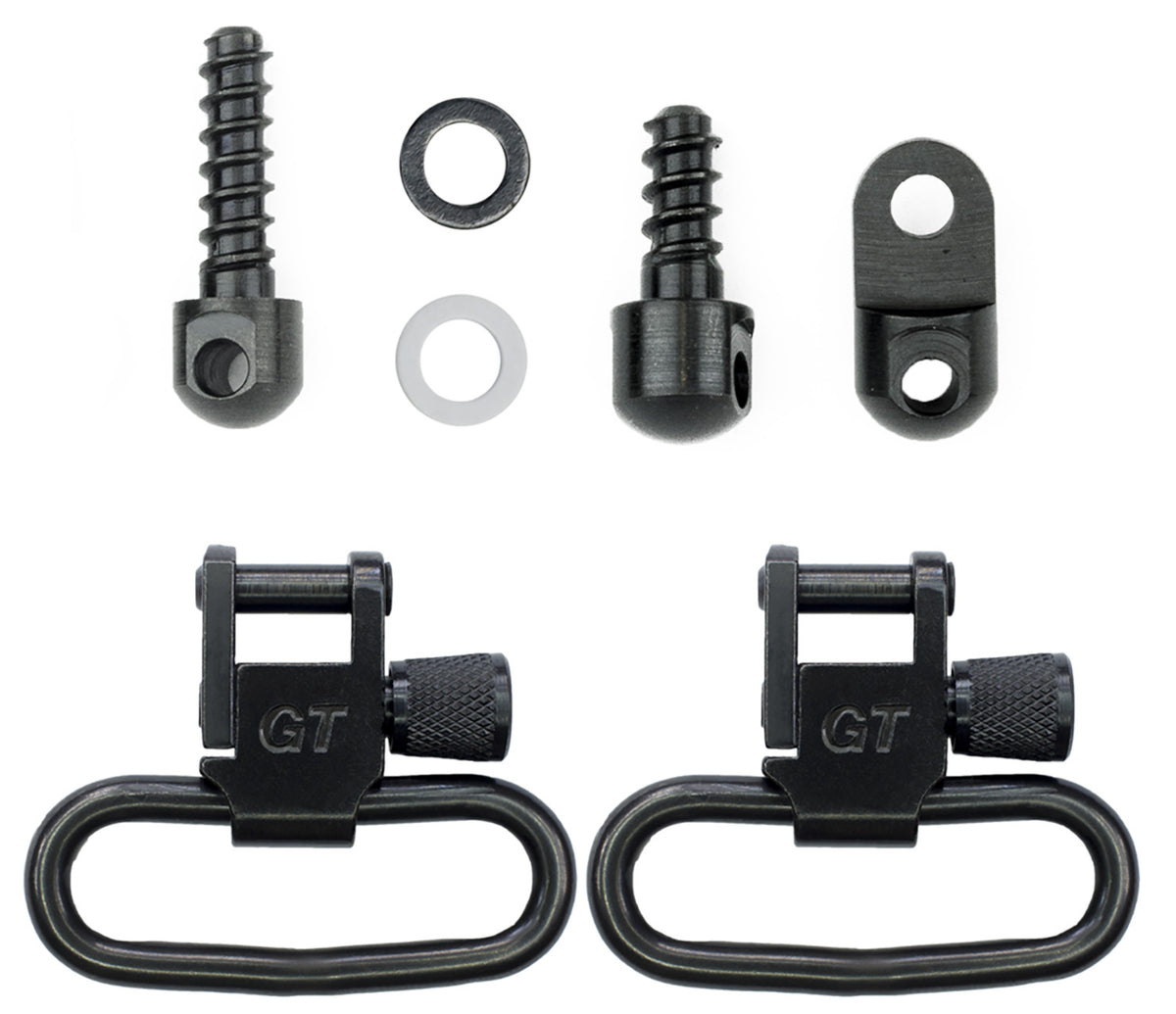 GrovTec GTSW313 1.25" Black Phosphate Swivel Set for Ruger 10/22 Rifle