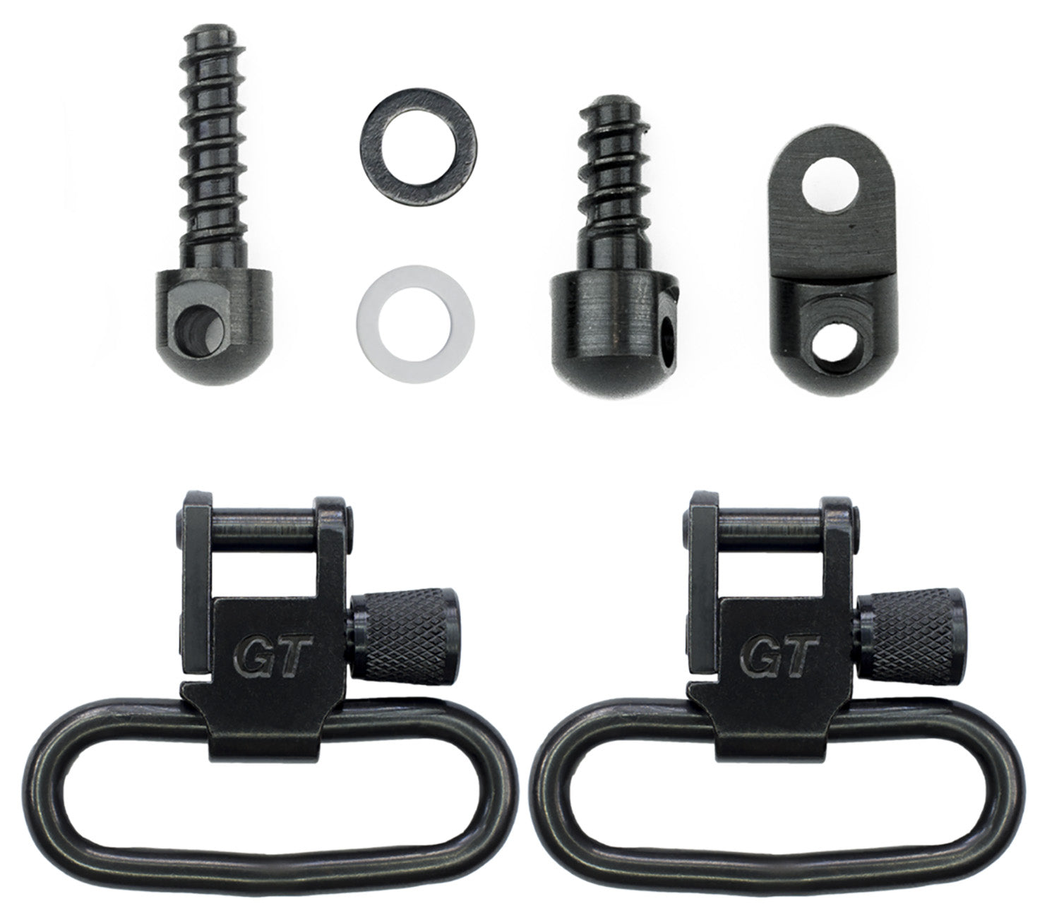 GrovTec GTSW313 1.25" Black Phosphate Swivel Set for Ruger 10/22 Rifle
