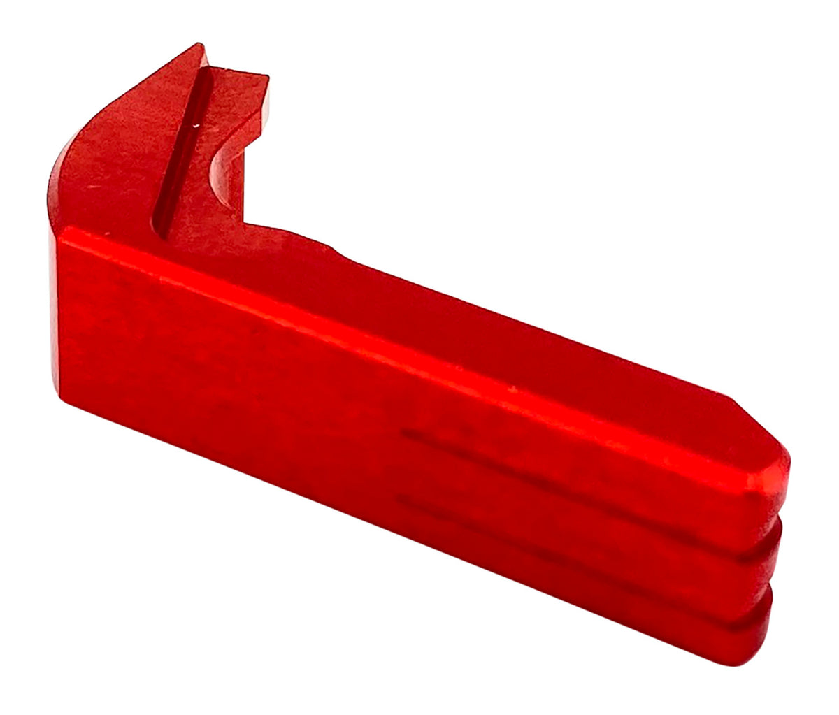 Cross Armory CRGMCRD Glock Gen1-3/P80 Extended Magazine Catch, Red Anodized Aluminum
