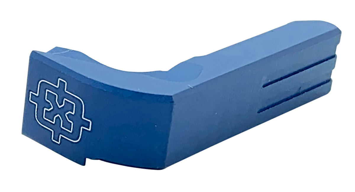 Cross Armory CRGMCBL Glock Gen1-3/P80 Extended Magazine Catch, Blue Anodized Aluminum