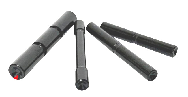 Cross Armory CRG4PSBK Glock Gen4 Dimpled 4-Pin Set, Black 4140 Steel Pistol